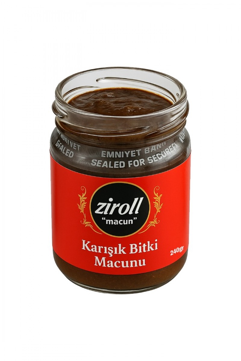 Ziroll Bitkisel Karışımlı Macun 240gr. Ziroll Bitkisel Karışımlı Macun 240gr.